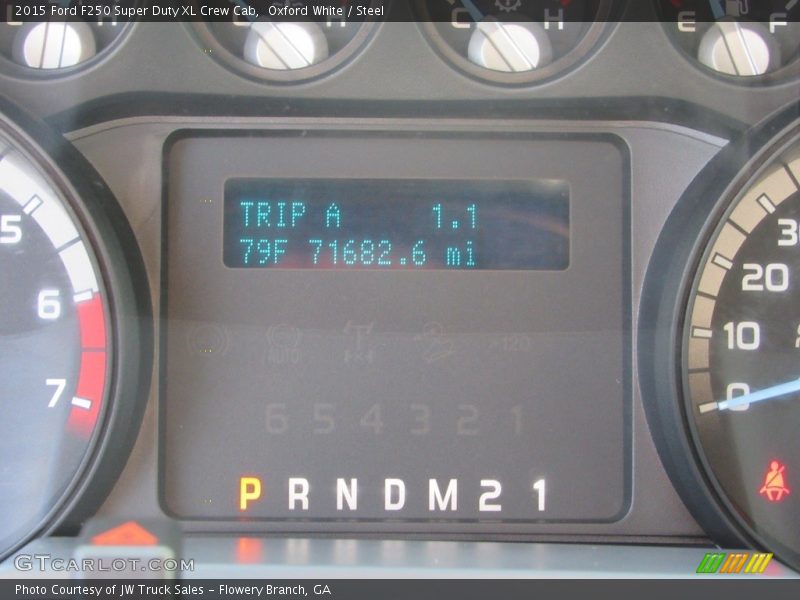 Oxford White / Steel 2015 Ford F250 Super Duty XL Crew Cab