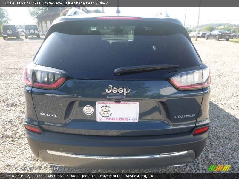 Blue Shade Pearl / Black 2019 Jeep Cherokee Limited 4x4