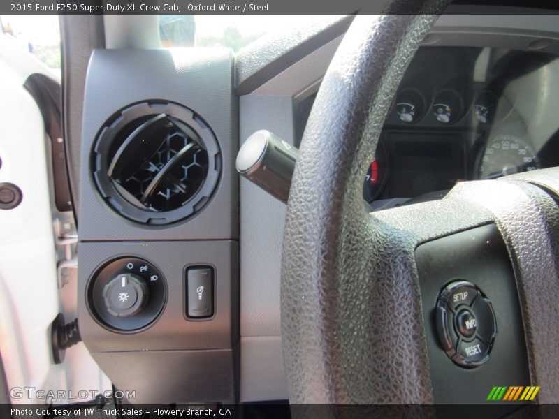 Oxford White / Steel 2015 Ford F250 Super Duty XL Crew Cab
