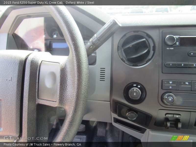 Oxford White / Steel 2015 Ford F250 Super Duty XL Crew Cab