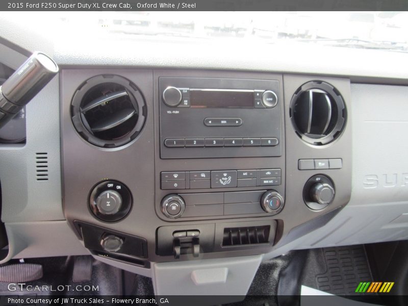 Oxford White / Steel 2015 Ford F250 Super Duty XL Crew Cab