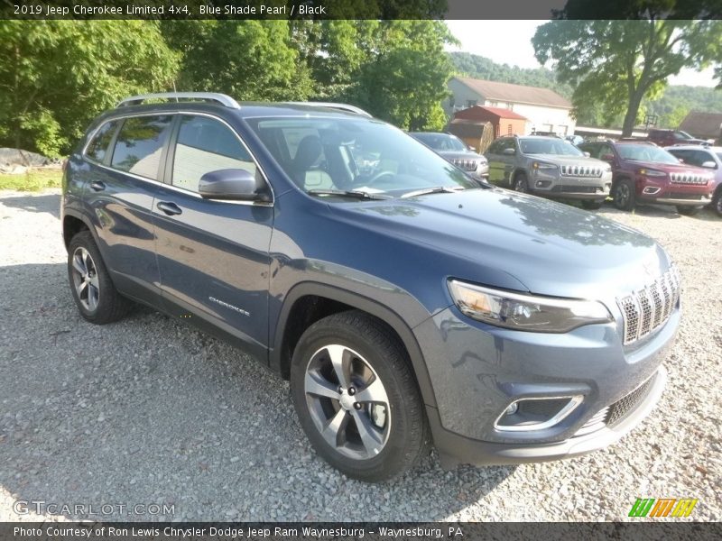 Blue Shade Pearl / Black 2019 Jeep Cherokee Limited 4x4