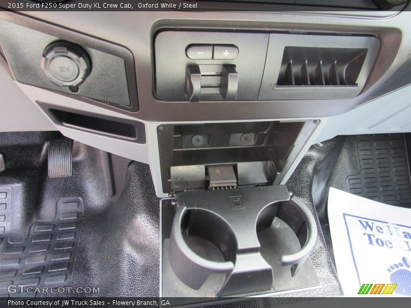 Oxford White / Steel 2015 Ford F250 Super Duty XL Crew Cab