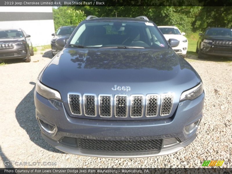 Blue Shade Pearl / Black 2019 Jeep Cherokee Limited 4x4