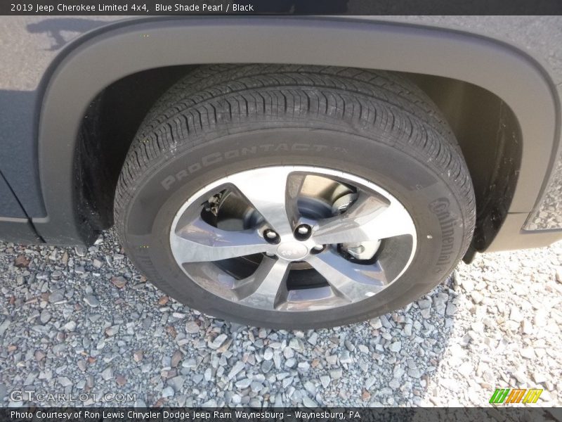 Blue Shade Pearl / Black 2019 Jeep Cherokee Limited 4x4
