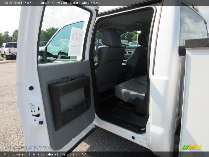 Oxford White / Steel 2015 Ford F250 Super Duty XL Crew Cab