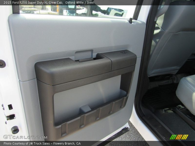 Oxford White / Steel 2015 Ford F250 Super Duty XL Crew Cab