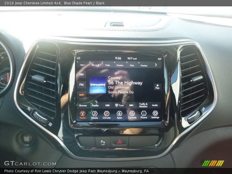 Blue Shade Pearl / Black 2019 Jeep Cherokee Limited 4x4