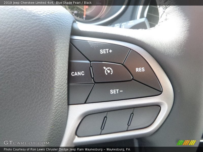 Blue Shade Pearl / Black 2019 Jeep Cherokee Limited 4x4