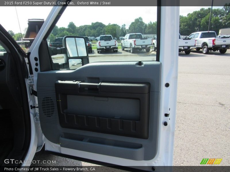 Oxford White / Steel 2015 Ford F250 Super Duty XL Crew Cab