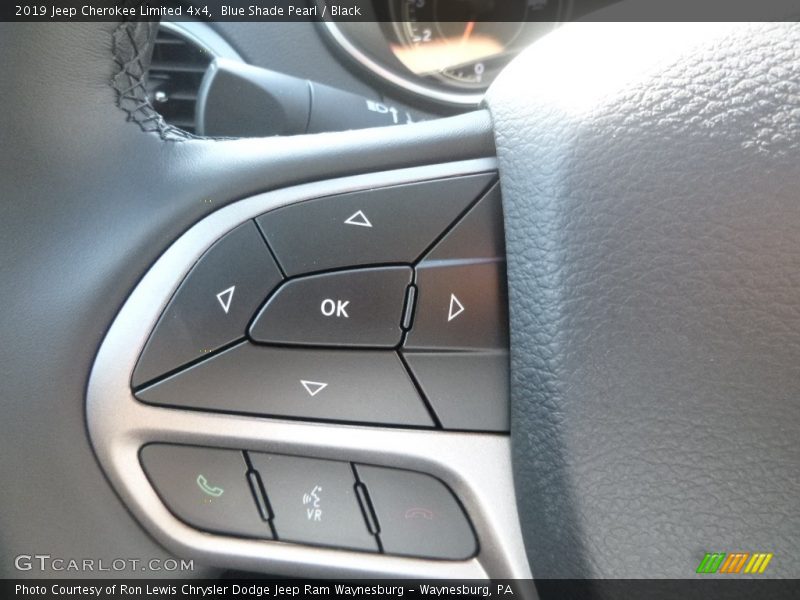 Blue Shade Pearl / Black 2019 Jeep Cherokee Limited 4x4