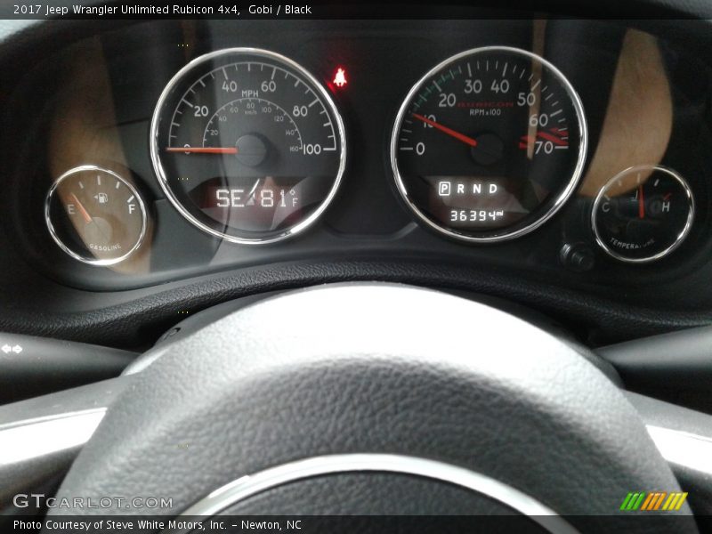 Gobi / Black 2017 Jeep Wrangler Unlimited Rubicon 4x4