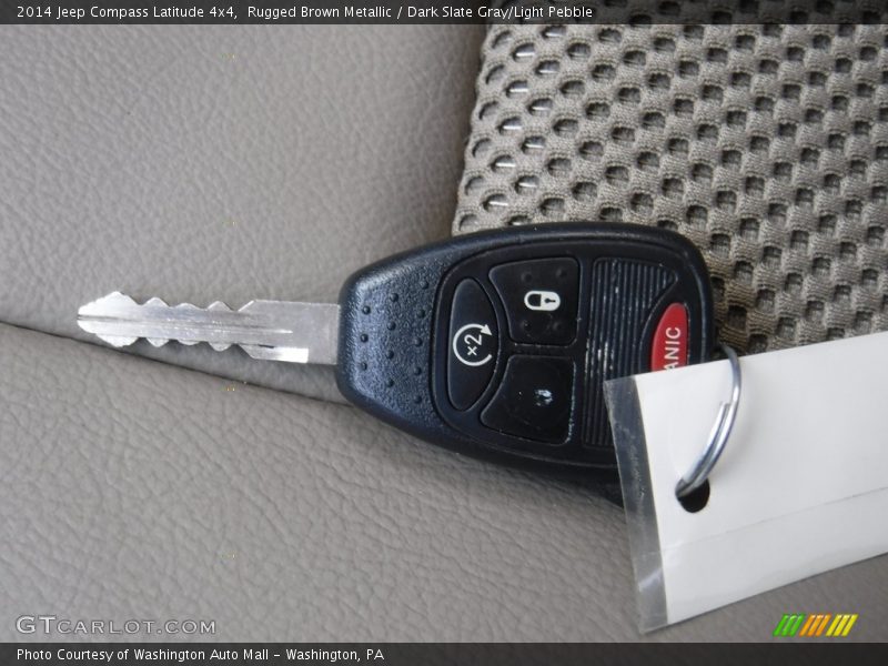 Rugged Brown Metallic / Dark Slate Gray/Light Pebble 2014 Jeep Compass Latitude 4x4