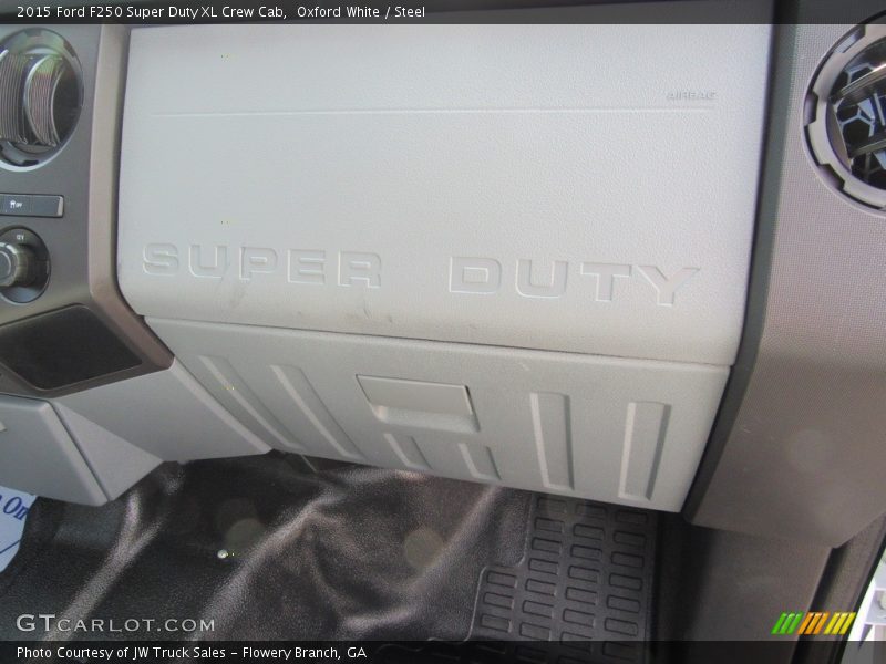 Oxford White / Steel 2015 Ford F250 Super Duty XL Crew Cab