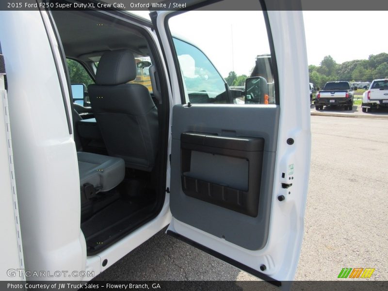 Oxford White / Steel 2015 Ford F250 Super Duty XL Crew Cab