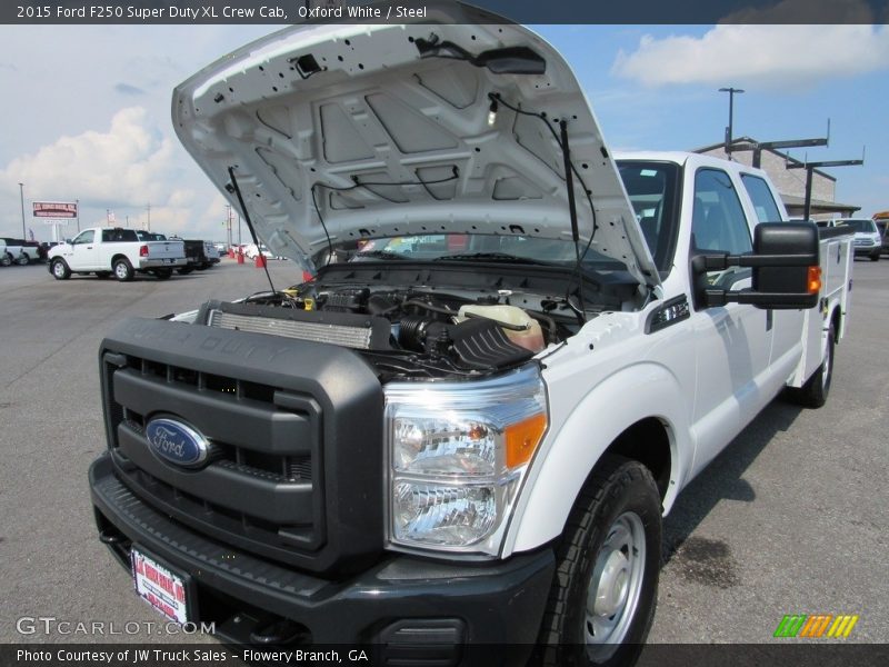 Oxford White / Steel 2015 Ford F250 Super Duty XL Crew Cab
