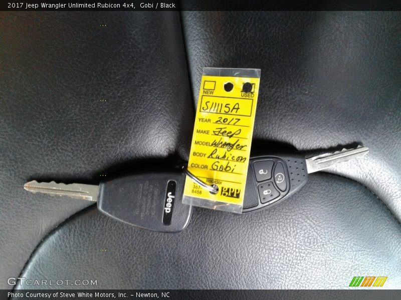 Gobi / Black 2017 Jeep Wrangler Unlimited Rubicon 4x4