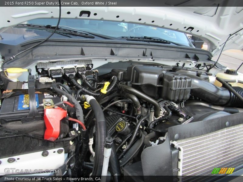 Oxford White / Steel 2015 Ford F250 Super Duty XL Crew Cab