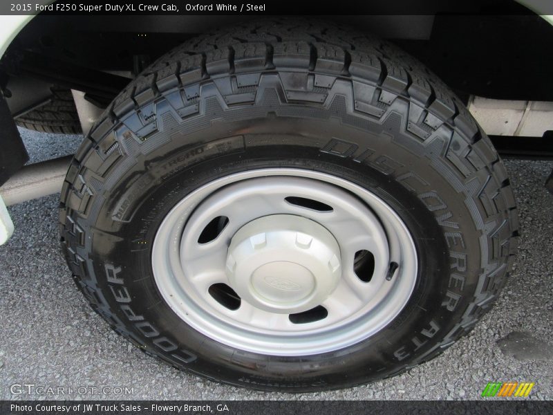 Oxford White / Steel 2015 Ford F250 Super Duty XL Crew Cab