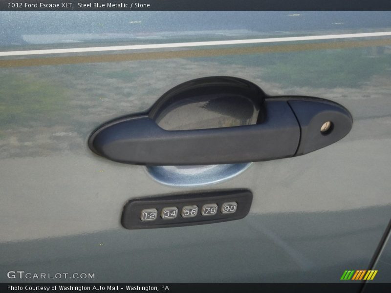 Steel Blue Metallic / Stone 2012 Ford Escape XLT