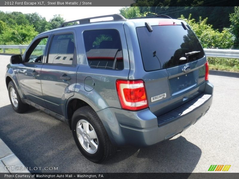 Steel Blue Metallic / Stone 2012 Ford Escape XLT