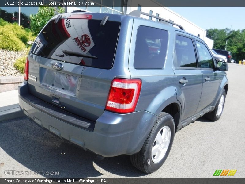Steel Blue Metallic / Stone 2012 Ford Escape XLT