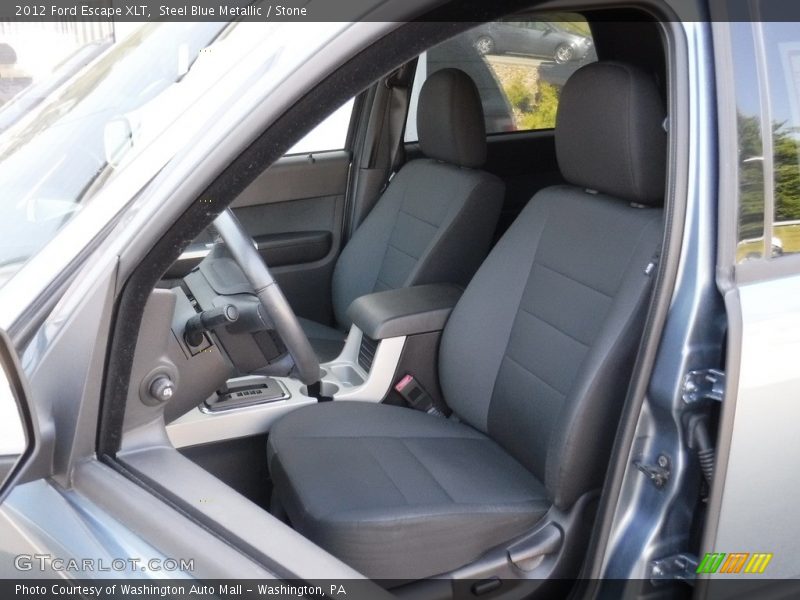 Steel Blue Metallic / Stone 2012 Ford Escape XLT