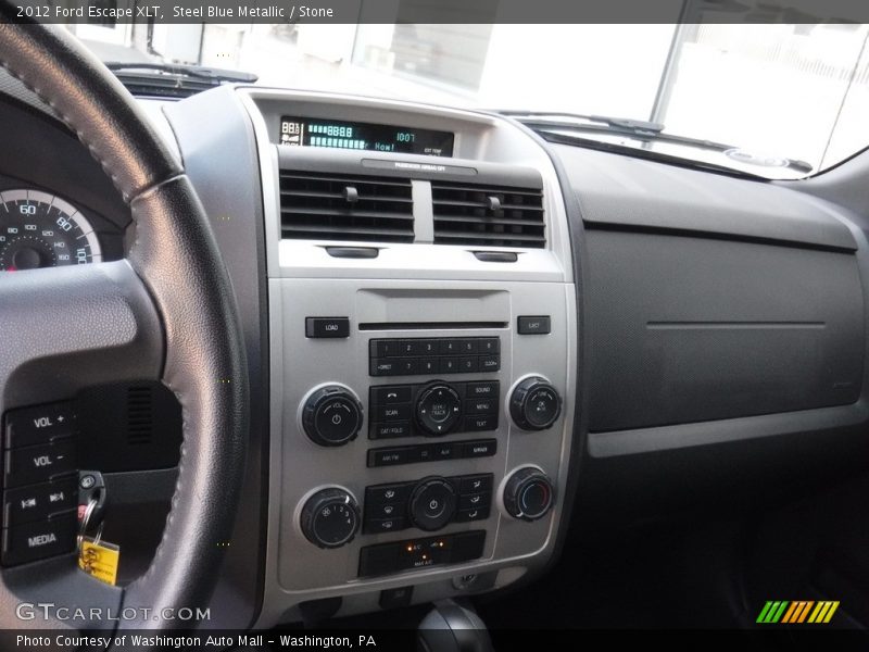 Steel Blue Metallic / Stone 2012 Ford Escape XLT