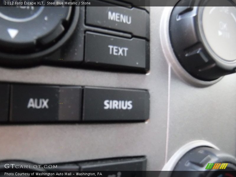 Steel Blue Metallic / Stone 2012 Ford Escape XLT
