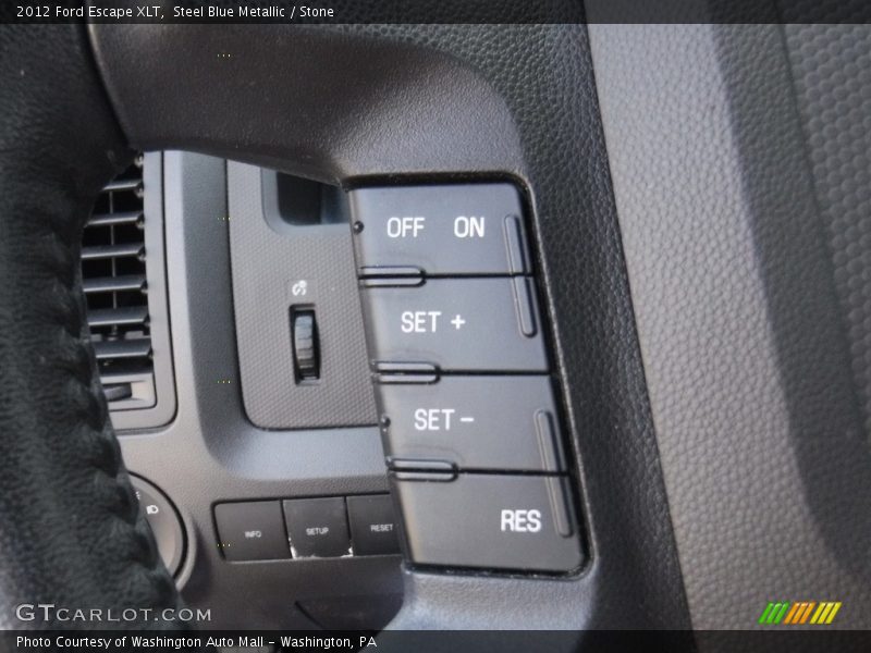 Steel Blue Metallic / Stone 2012 Ford Escape XLT
