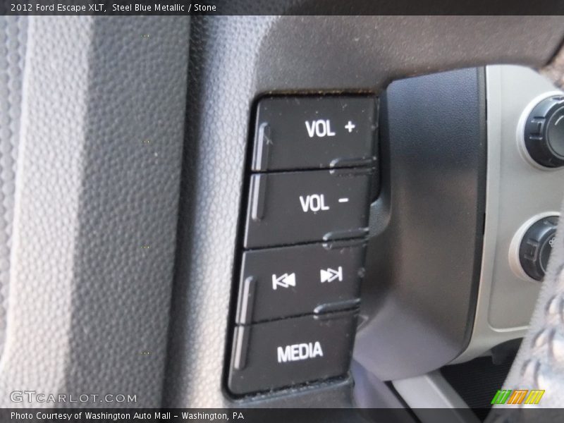 Steel Blue Metallic / Stone 2012 Ford Escape XLT