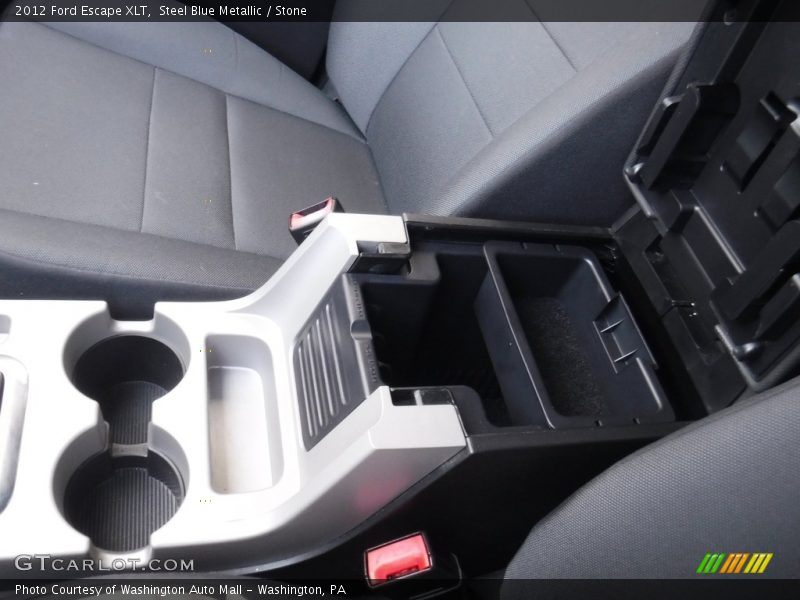 Steel Blue Metallic / Stone 2012 Ford Escape XLT