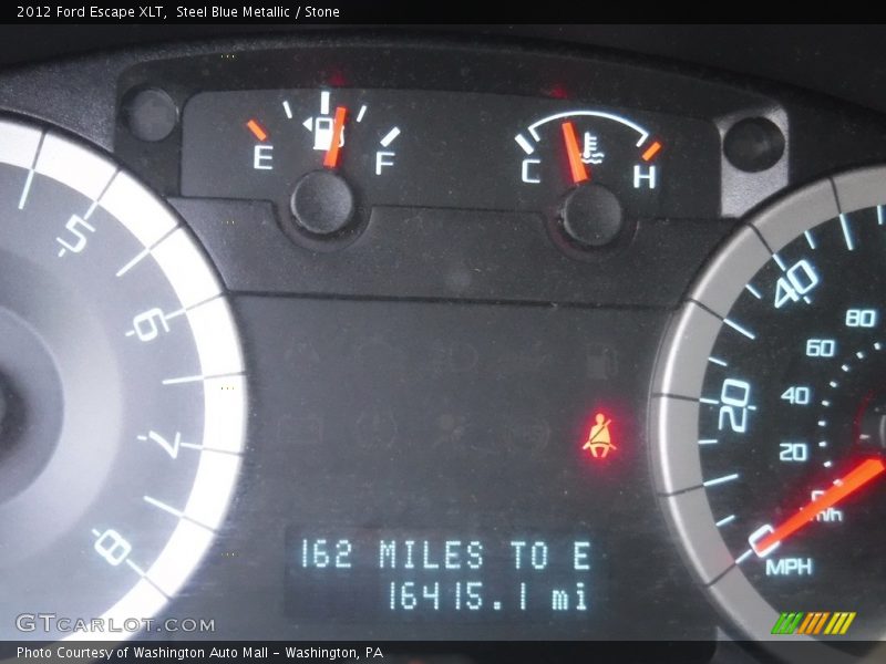 Steel Blue Metallic / Stone 2012 Ford Escape XLT
