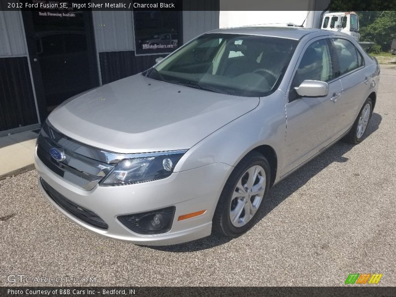 Ingot Silver Metallic / Charcoal Black 2012 Ford Fusion SE