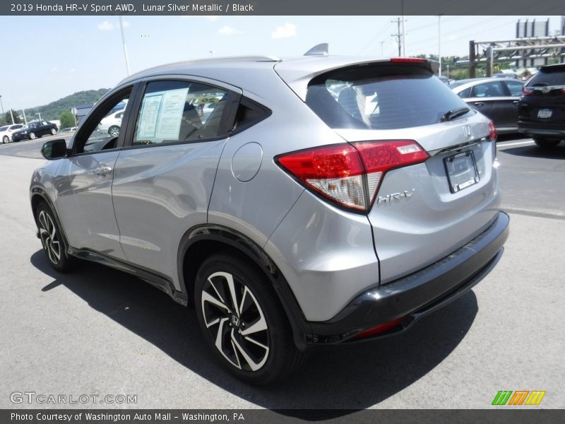 Lunar Silver Metallic / Black 2019 Honda HR-V Sport AWD