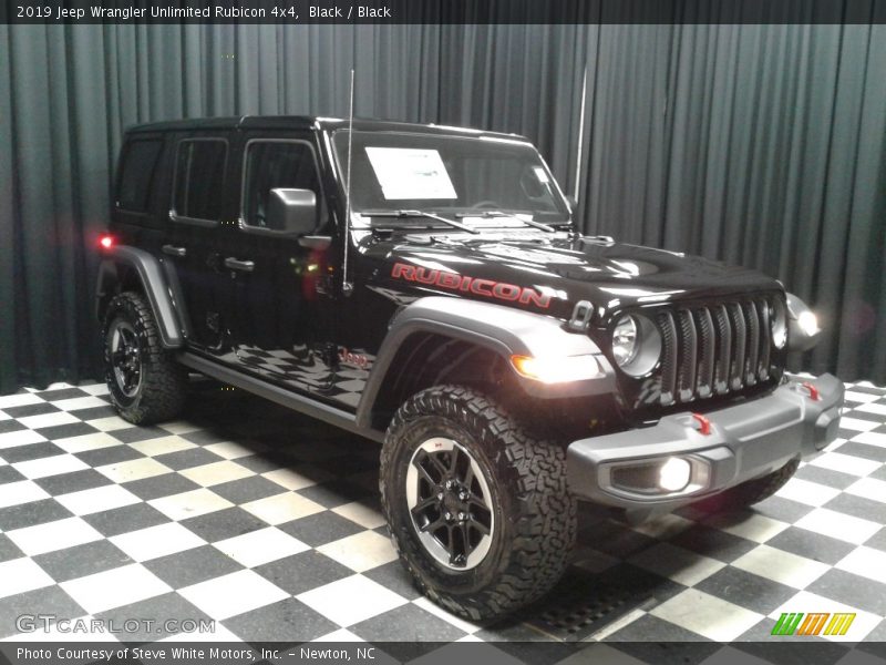 Black / Black 2019 Jeep Wrangler Unlimited Rubicon 4x4