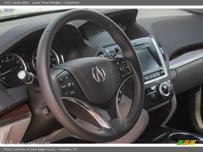 Lunar Silver Metallic / Graystone 2017 Acura MDX