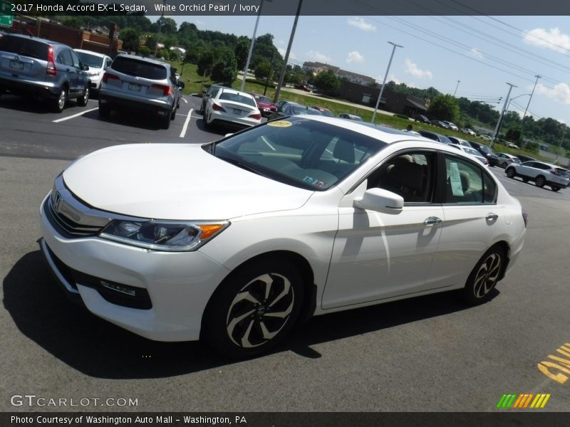 White Orchid Pearl / Ivory 2017 Honda Accord EX-L Sedan