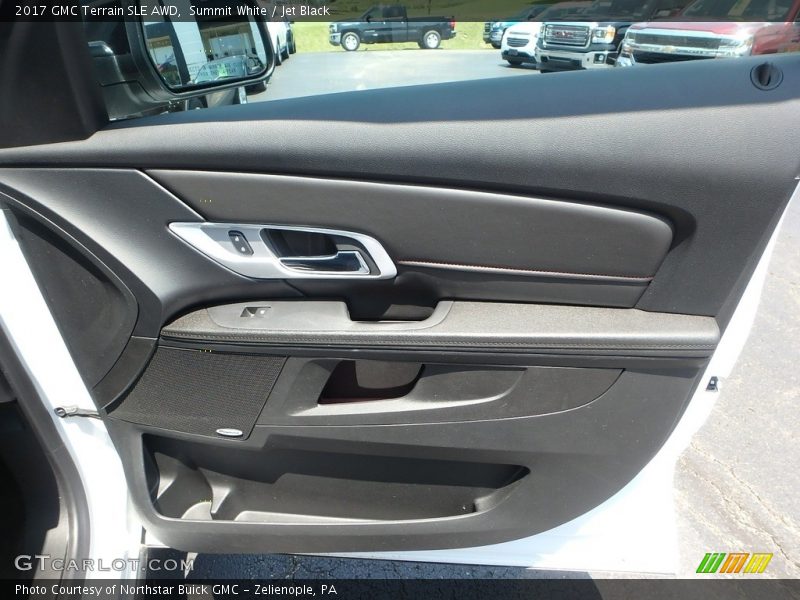 Summit White / Jet Black 2017 GMC Terrain SLE AWD