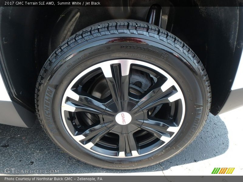 Summit White / Jet Black 2017 GMC Terrain SLE AWD
