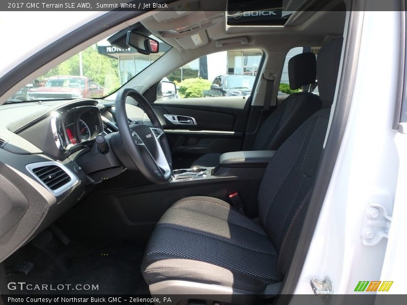 Summit White / Jet Black 2017 GMC Terrain SLE AWD