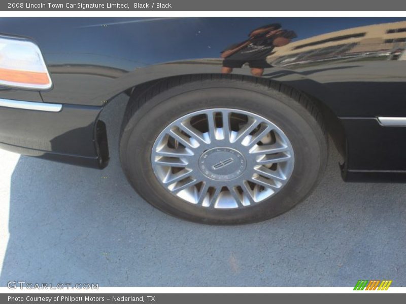 Black / Black 2008 Lincoln Town Car Signature Limited
