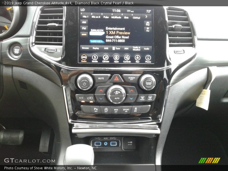 Diamond Black Crystal Pearl / Black 2019 Jeep Grand Cherokee Altitude 4x4