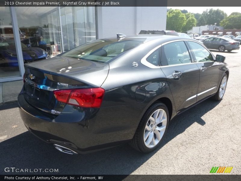 Nightfall Gray Metallic / Jet Black 2019 Chevrolet Impala Premier