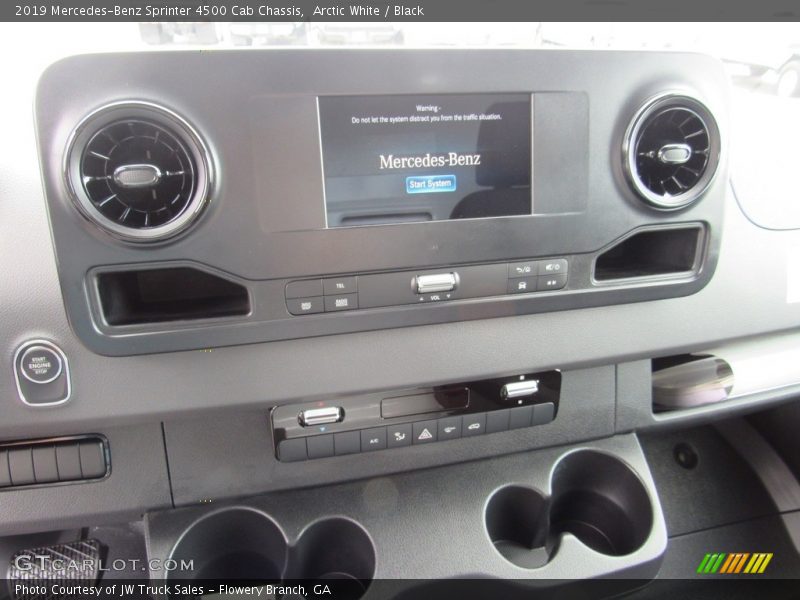 Arctic White / Black 2019 Mercedes-Benz Sprinter 4500 Cab Chassis