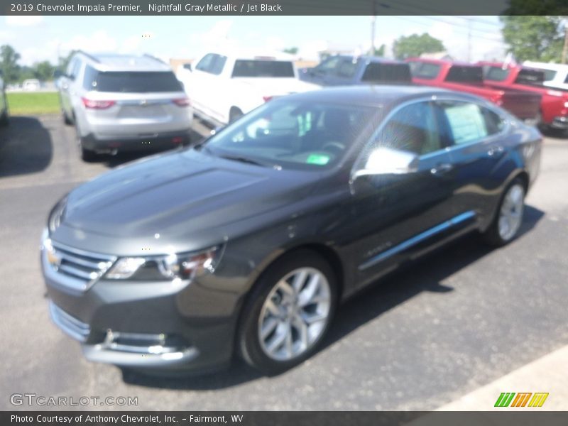 Nightfall Gray Metallic / Jet Black 2019 Chevrolet Impala Premier