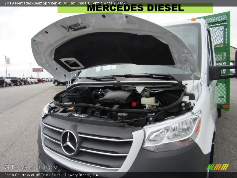 Arctic White / Black 2019 Mercedes-Benz Sprinter 4500 Cab Chassis