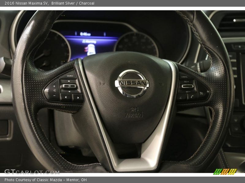 Brilliant Silver / Charcoal 2016 Nissan Maxima SV