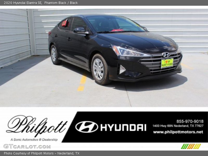 Phantom Black / Black 2020 Hyundai Elantra SE