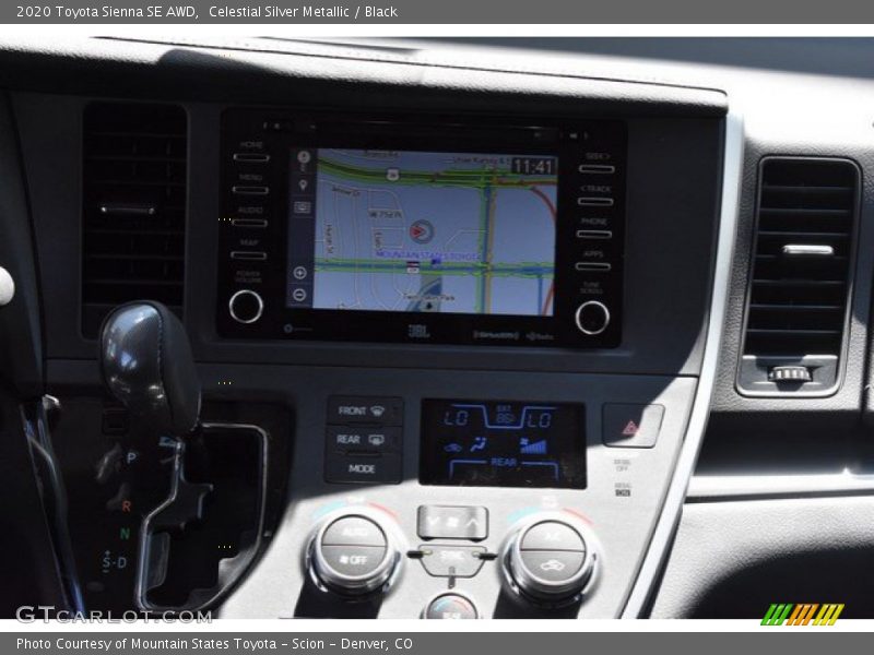 Navigation of 2020 Sienna SE AWD